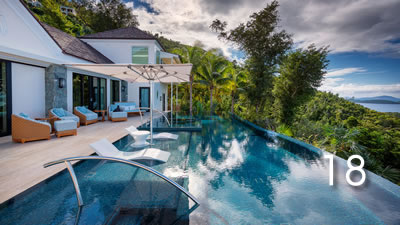 ST. John USVI Vanishing Edge Knife Edge Perimeter Overflow Spa Shallow    Lounging Area